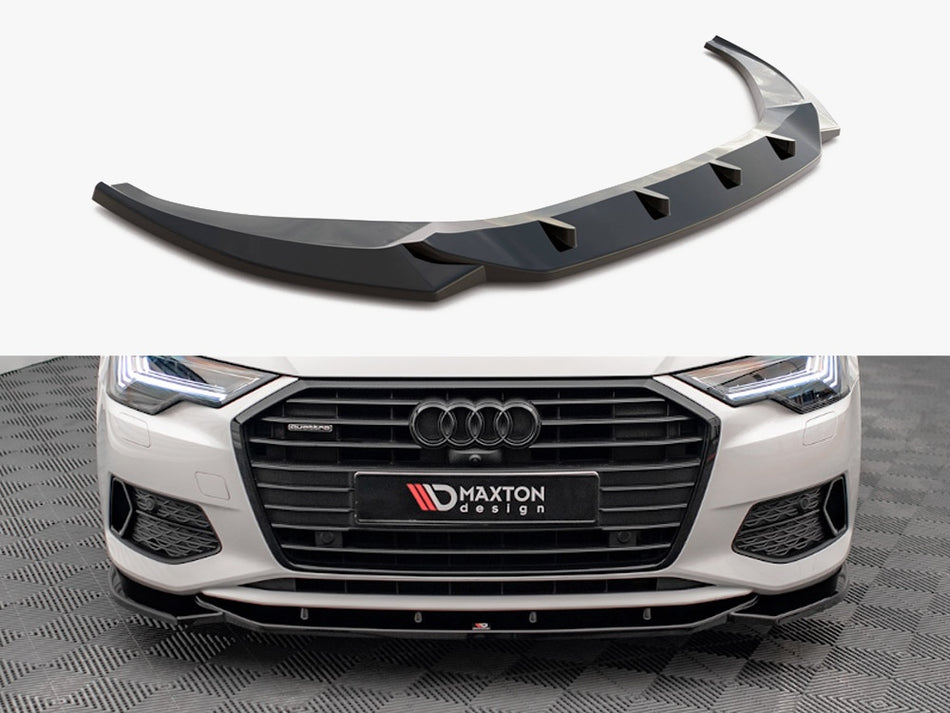 Maxton Design Front Splitter V.1 Audi A6 C8 - AU-A6-C8-FD1G - Image 1
