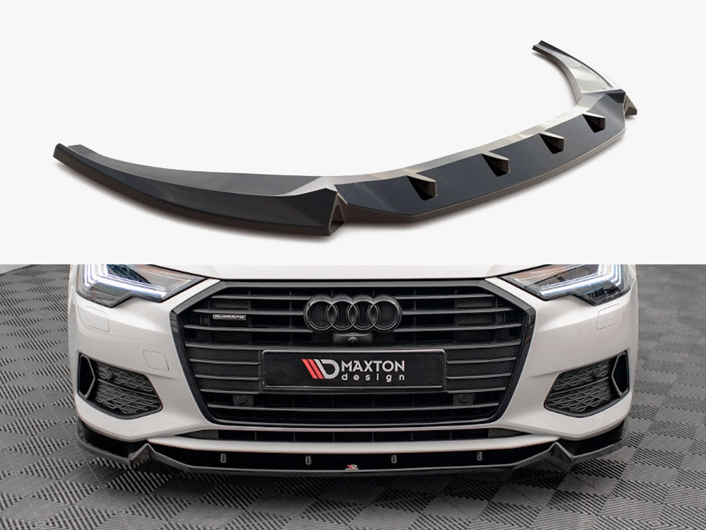 Maxton Design Front Splitter V.2 Audi A6 C8 - AU-A6-C8-FD2G - Image 1