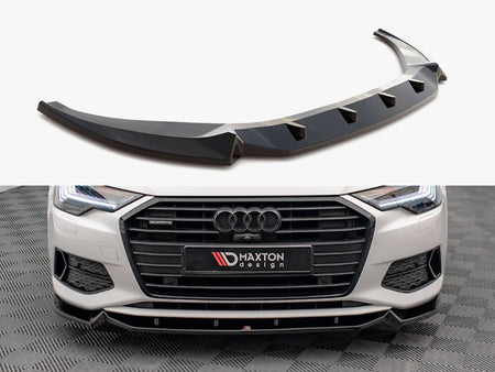Maxton Design Front Splitter V.2 Audi A6 C8 - AU-A6-C8-FD2G - Image 1