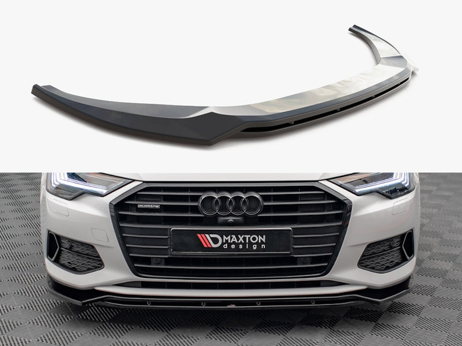 Maxton Design Front Splitter V.3 Audi A6 C8 - AU-A6-C8-FD3G+FD3RG - Image 1