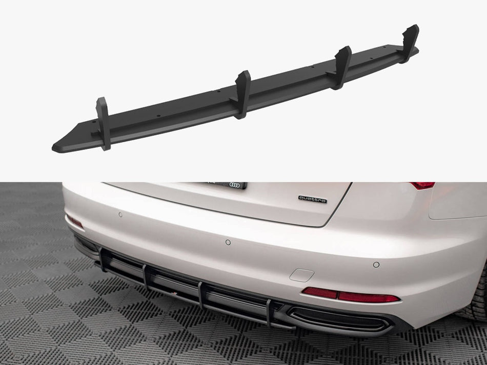 Maxton Design Street PRO Rear Diffuser Audi A6 C8 - AUA6C8CNC-RS1B - Image 1