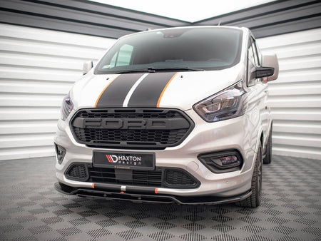 Maxton Design Front Splitter Ford Transit Custom ST-Line Mk1 Facelift - FO-TRC-1F-STLINE-FD1G+FD1RG - Image 2