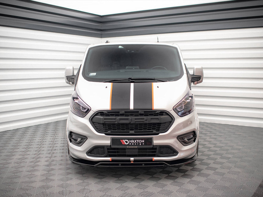 Maxton Design Front Splitter Ford Transit Custom ST-Line Mk1 Facelift - FO-TRC-1F-STLINE-FD1G+FD1RG - Image 3