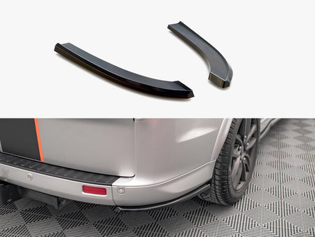 Maxton Design Rear Side Splitters Ford Transit Custom ST-Line Mk1 Facelift - FO-TRC-1F-STLINE-RSD1G - Image 1