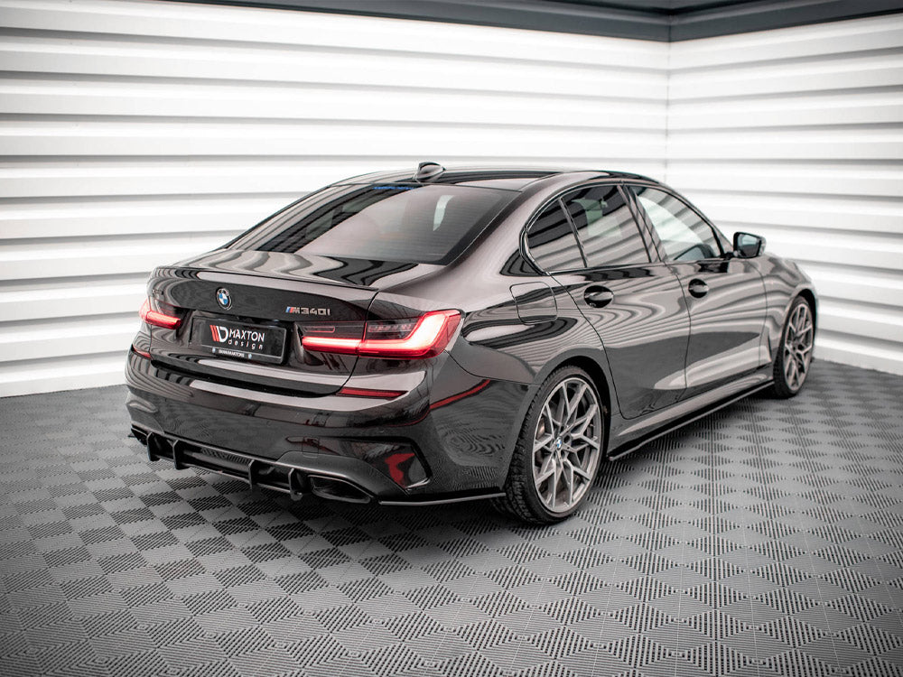Maxton Design Street PRO Rear Side Splitters V.1 BMW M340i G20 / G21 - BM321MPACKCNC-RSD1B - Image 2
