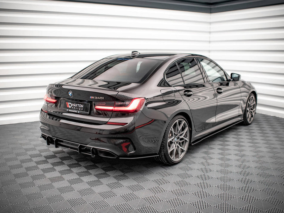 Maxton Design Street PRO Rear Side Splitters V.1 BMW M340i G20 / G21 - BM321MPACKCNC-RSD1B - Image 2