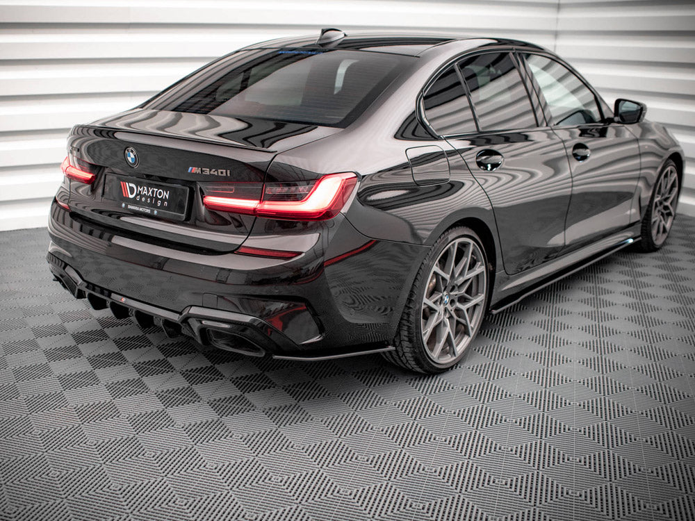 Maxton Design Street PRO Rear Side Splitters V.2 BMW M340i / M-Pack G20 / G21 - BM321MPACKCNC-RSD2B - Image 2