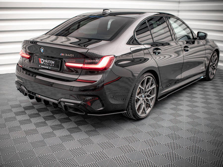 Maxton Design Street PRO Rear Side Splitters V.2 BMW M340i / M-Pack G20 / G21 - BM321MPACKCNC-RSD2B - Image 2