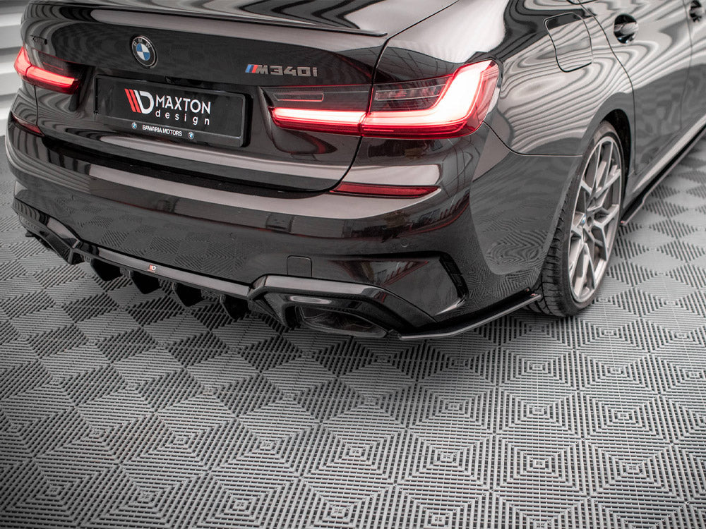 Maxton Design Street PRO Rear Side Splitters V.2 BMW M340i / M-Pack G20 / G21 - BM321MPACKCNC-RSD2B - Image 3