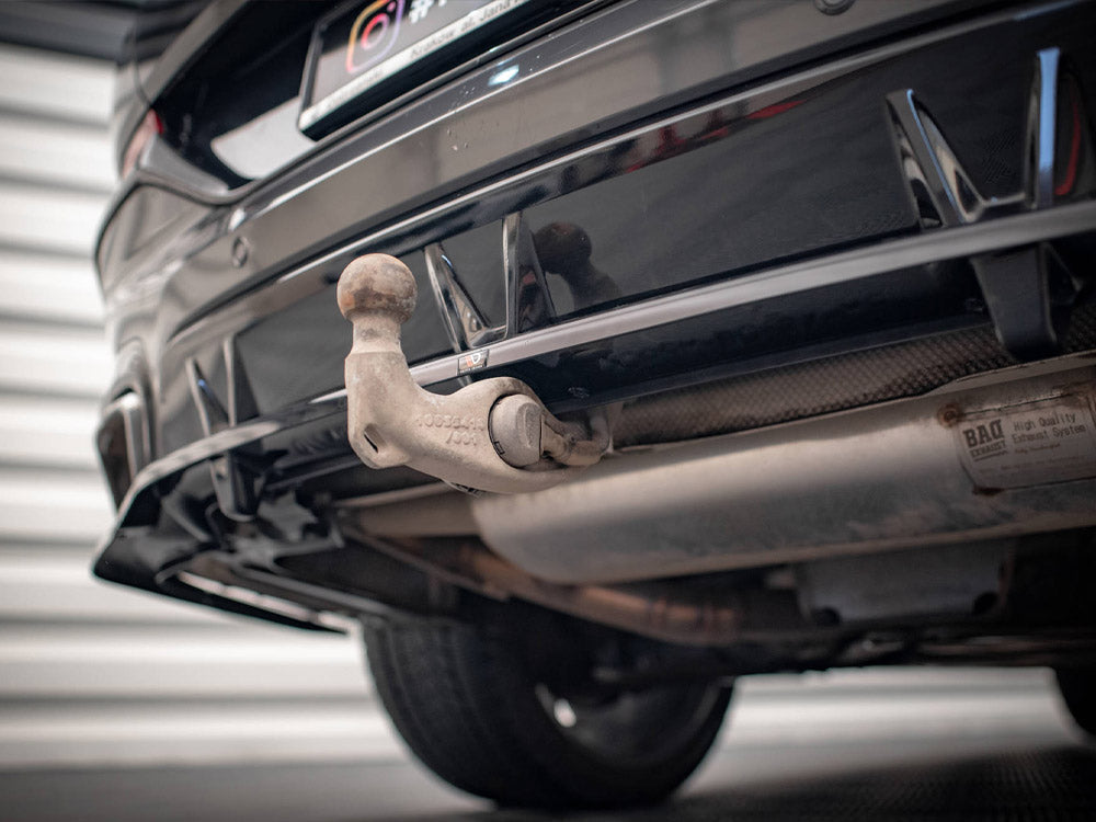 Maxton Design Central Rear Splitter (Vertical Bars) V.3 BMW X6 M-Pack G06 - BM-X6-06-MPACK-RD3G+RD5G - Image 6