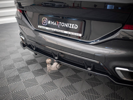 Maxton Design Central Rear Splitter (Vertical Bars) V.3 BMW X6 M-Pack G06 - BM-X6-06-MPACK-RD3G+RD5G - Image 5