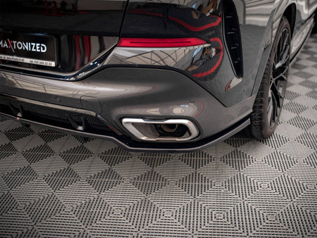Maxton Design Central Rear Splitter (Vertical Bars) V.2 BMW X6 M-Pack G06 - BM-X6-06-MPACK-RD3G+RD4G - Image 4