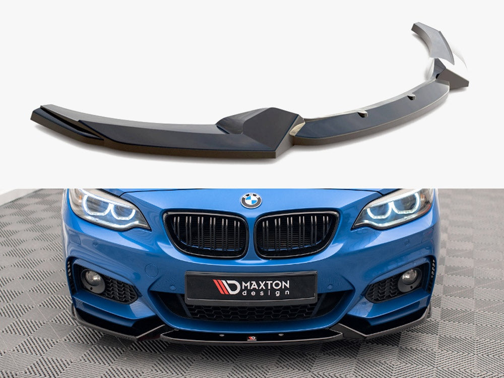Maxton Design Front Splitter V.2 BMW 2 M-Pack F22 - BM-2-22-MPACK-FD2G - Image 1