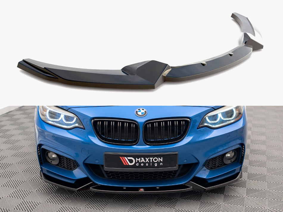 Maxton Design Front Splitter V.2 BMW 2 M-Pack F22 - BM-2-22-MPACK-FD2G - Image 1