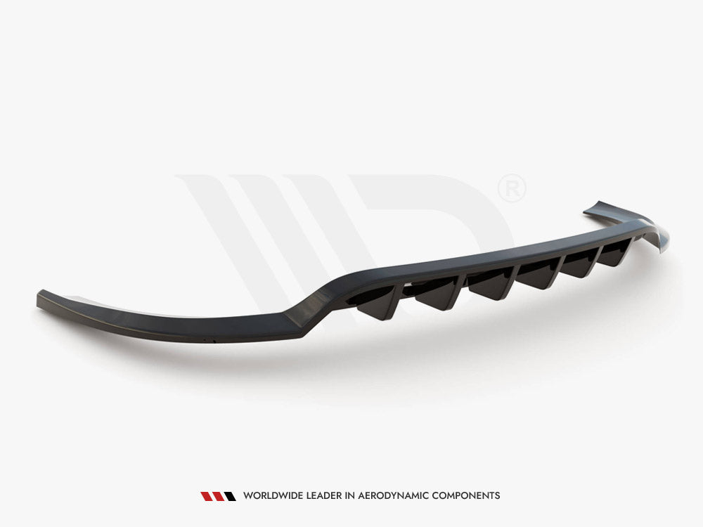 Maxton Design Central Rear Splitter (Vertical Bars) Hyundai IX35 Mk1 - HY-IX35-1-RD1G+RD2G - Image 7