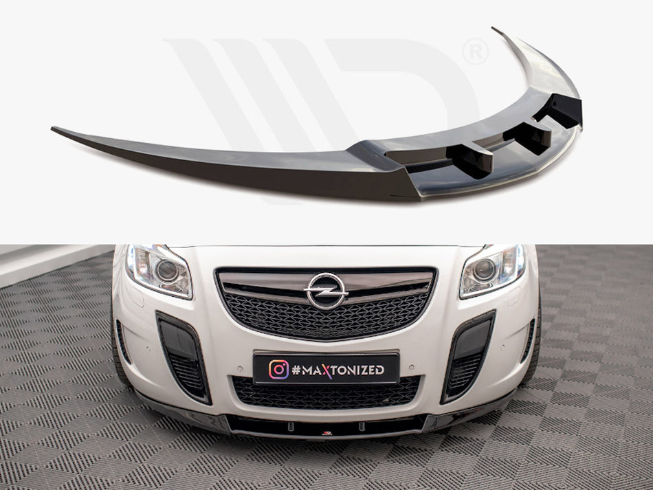 MAXTON DESIGN Front Splitter V.1 Opel / Vauxhall Insignia OPC Mk1 - Textured