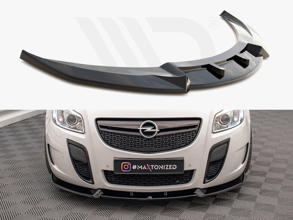 MAXTON DESIGN Front Splitter V.2 Opel / Vauxhall Insignia OPC Mk1 - Textured