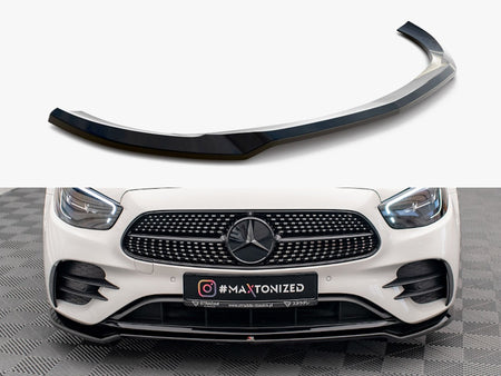 Maxton Design Front Splitter V.1 Mercedes E AMG Line W213 Facelift - ME-E-213F-AMGLINE-FD1G - Image 1