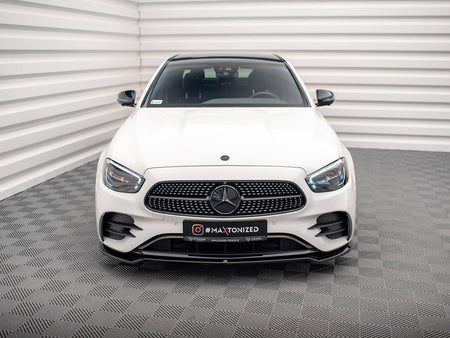 Maxton Design Front Splitter V.1 Mercedes E AMG Line W213 Facelift - ME-E-213F-AMGLINE-FD1G - Image 3