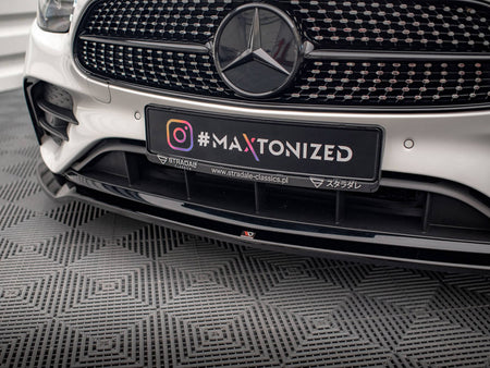 Maxton Design Front Splitter V.1 Mercedes E AMG Line W213 Facelift - ME-E-213F-AMGLINE-FD1G - Image 4