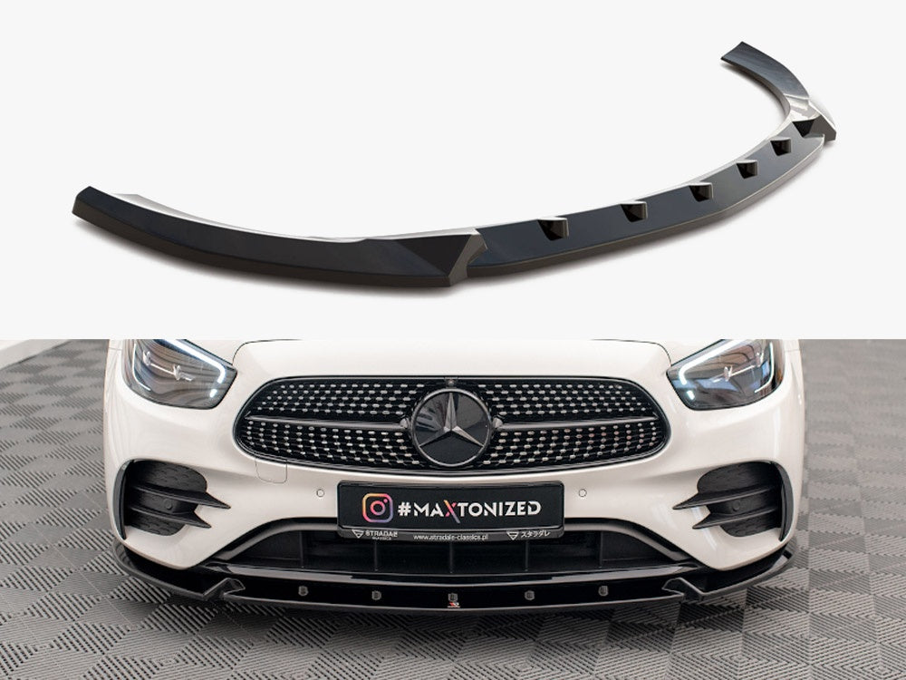 Maxton Design Front Splitter V.2 Mercedes E AMG Line W213 Facelift - ME-E-213F-AMGLINE-FD2G - Image 1
