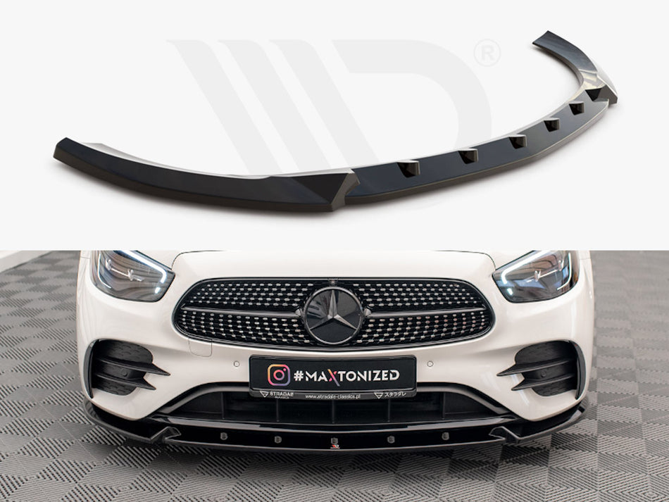 MAXTON DESIGN Front Splitter V.2 Mercedes E AMG Line W213 Facelift