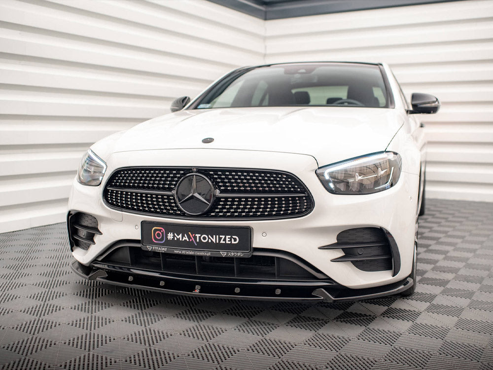 Maxton Design Front Splitter V.2 Mercedes E AMG Line W213 Facelift - ME-E-213F-AMGLINE-FD2G - Image 2