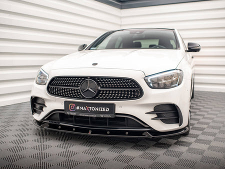 Maxton Design Front Splitter V.2 Mercedes E AMG Line W213 Facelift - ME-E-213F-AMGLINE-FD2G - Image 2