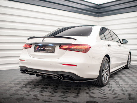Maxton Design Rear Splitter (Vertical Bars) Mercedes E AMG-Line Sedan W213 Facelift - ME-E-213F-AMGLINE-RD1G+RD2G - Image 2