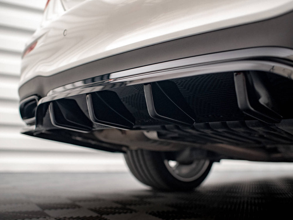 Maxton Design Rear Splitter (Vertical Bars) Mercedes E AMG-Line Sedan W213 Facelift - ME-E-213F-AMGLINE-RD1G+RD2G - Image 6