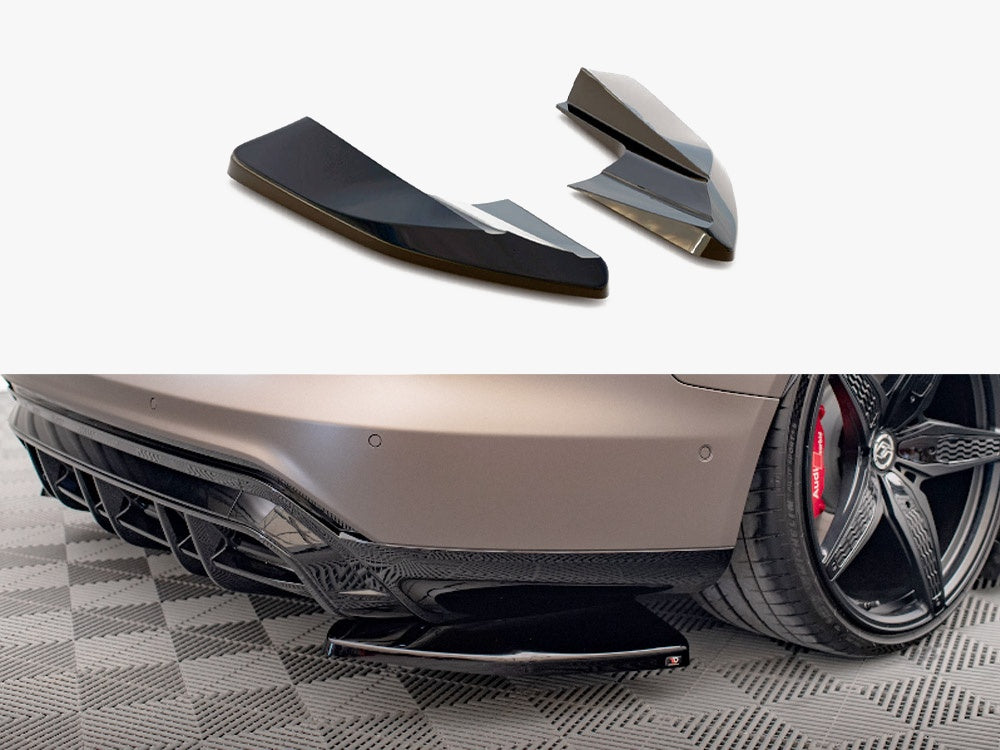 Maxton Design Rear Side Splitters V.1 Audi e-Tron GT / RS GT Mk1 - AU-ETRON-1-RS-RSD1G - Image 1