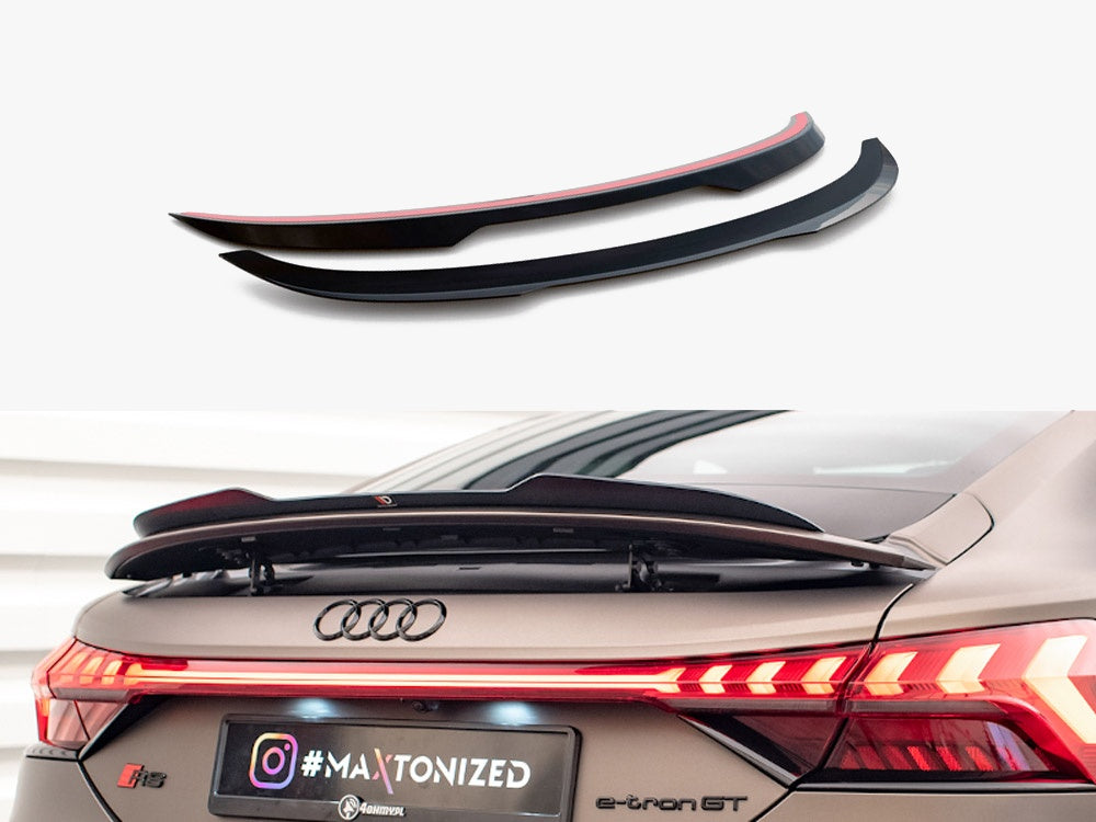 Maxton Design Spoiler CAP Audi e-Tron GT / RS GT RS Mk1 - AU-ETRON-1-RS-CAP1G - Image 1