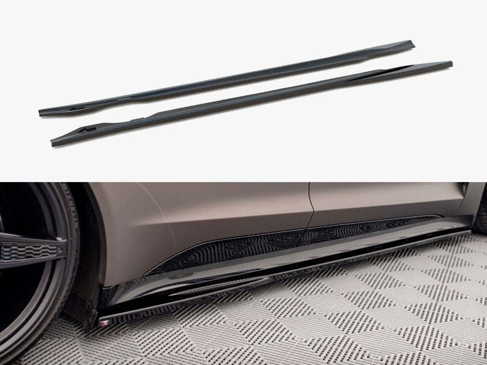 Maxton Design Side Skirts Diffusers V.1 Audi e-Tron GT / RS GT Mk1 - AU-ETRON-1-RS-SD1G - Image 1