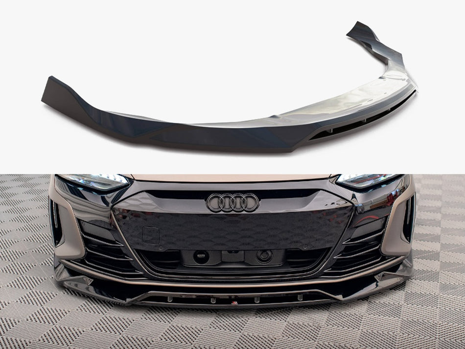 Maxton Design Front Splitter V.2 Audi e-Tron GT / RS GT Mk1 - AU-ETRON-1-RS-FD2G+FD2RG - Image 1