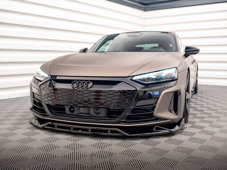 Maxton Design Front Splitter V.2 Audi e-Tron GT / RS GT Mk1 - AU-ETRON-1-RS-FD2G+FD2RG - Image 2