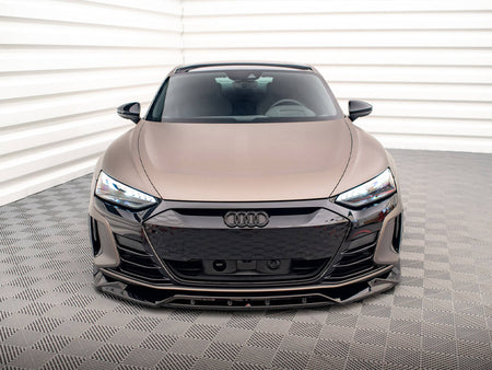 Maxton Design Front Splitter V.2 Audi e-Tron GT / RS GT Mk1 - AU-ETRON-1-RS-FD2G+FD2RG - Image 3