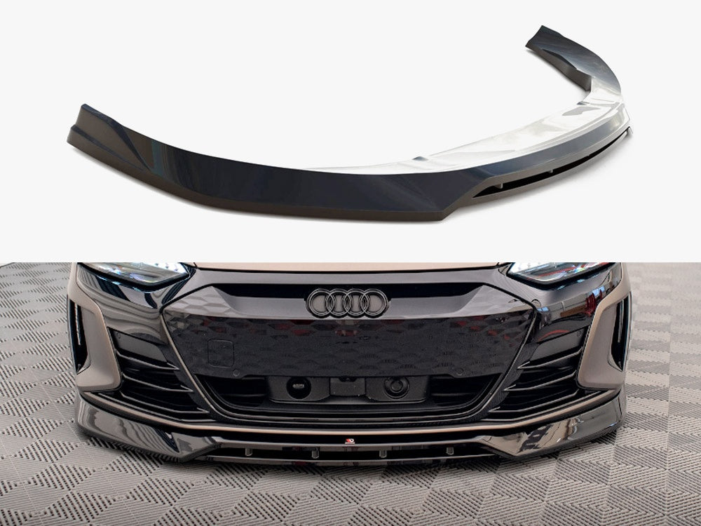 Maxton Design Front Splitter V.3 Audi e-Tron GT / RS GT Mk1 - AU-ETRON-1-RS-FD3G+FD3RG - Image 1