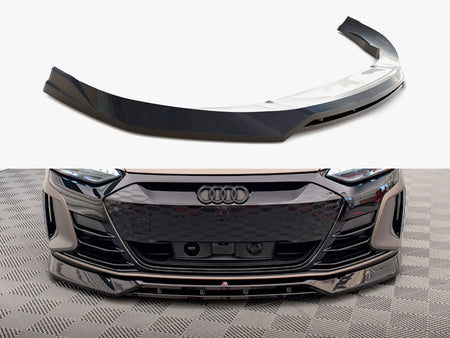 Maxton Design Front Splitter V.3 Audi e-Tron GT / RS GT Mk1 - AU-ETRON-1-RS-FD3G+FD3RG - Image 1