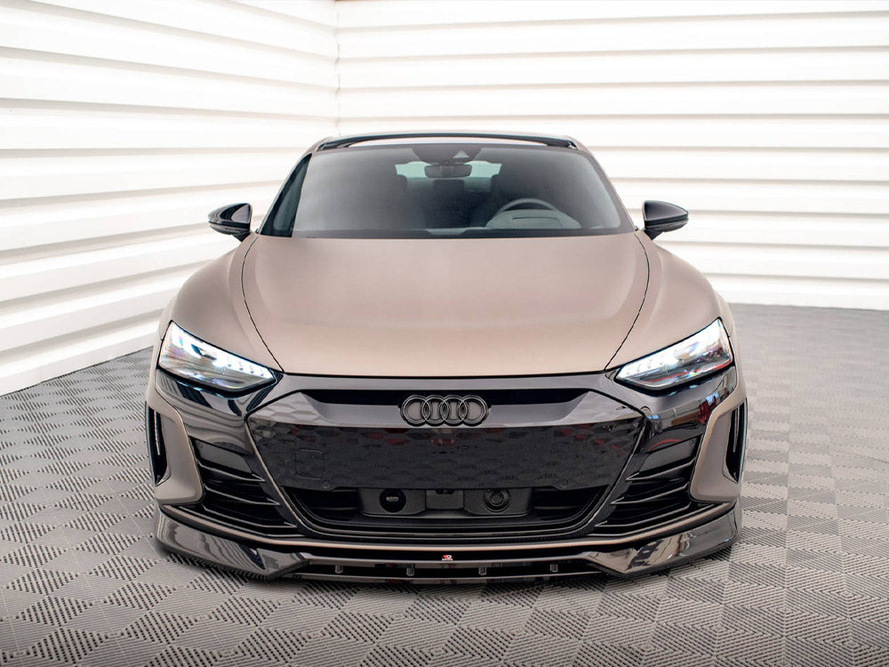 Maxton Design Front Splitter V.3 Audi e-Tron GT / RS GT Mk1 - AU-ETRON-1-RS-FD3G+FD3RG - Image 3