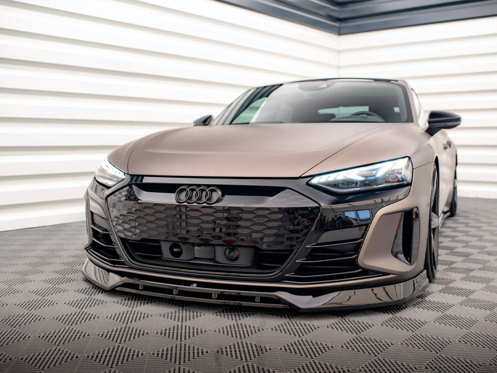 Maxton Design Front Splitter V.3 Audi e-Tron GT / RS GT Mk1 - AU-ETRON-1-RS-FD3G+FD3RG - Image 2