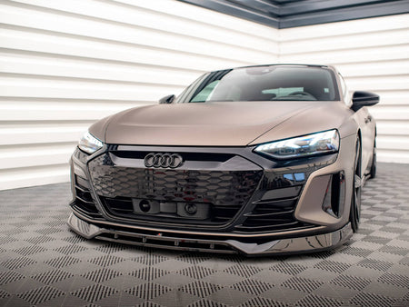Maxton Design Front Splitter V.3 Audi e-Tron GT / RS GT Mk1 - AU-ETRON-1-RS-FD3G+FD3RG - Image 2