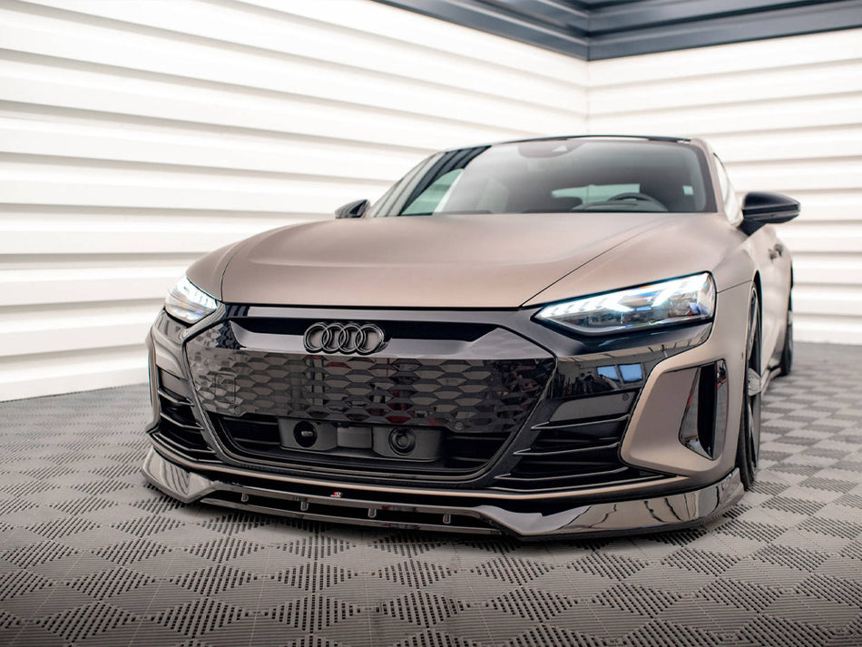 Maxton Design Front Splitter V.3 Audi e-Tron GT / RS GT Mk1 - AU-ETRON-1-RS-FD3G+FD3RG - Image 2