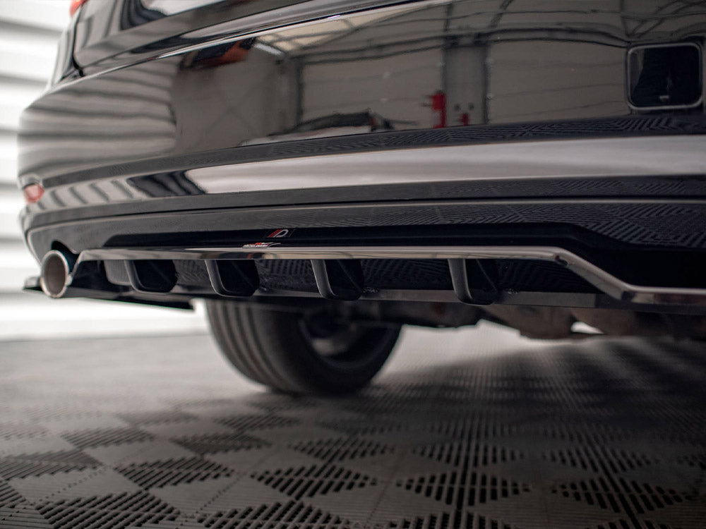 Maxton Design Central Rear Splitter (Vertical Bars) BMW 3 GT F34 - BM-3-34-GT-RSD1G+RD1G - Image 3