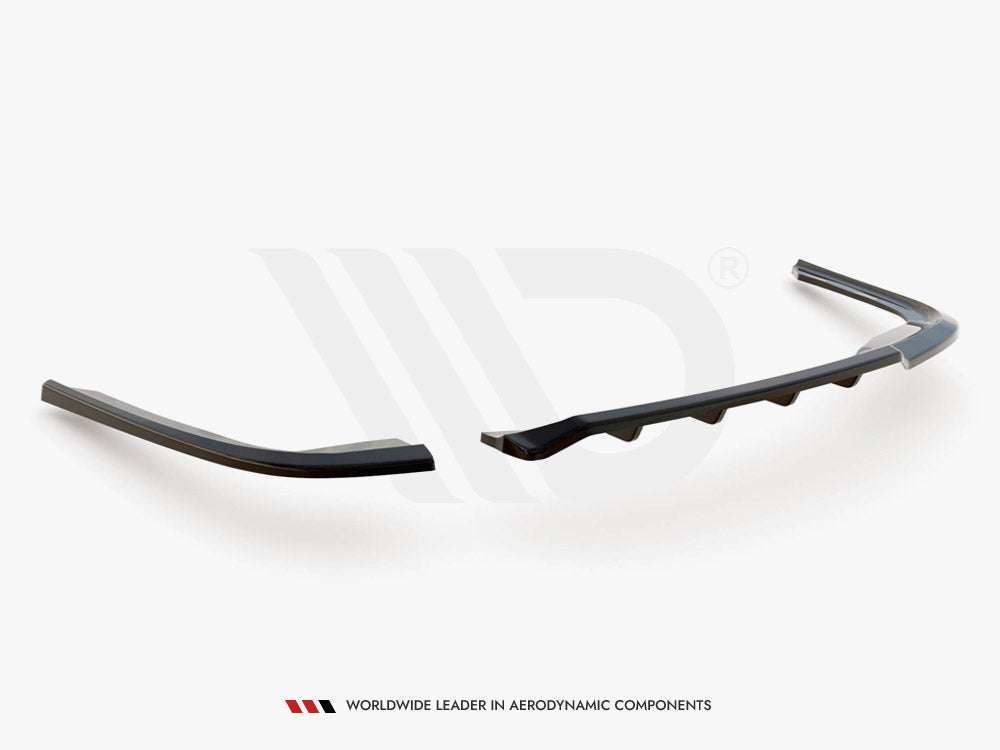 Maxton Design Central Rear Splitter (Vertical Bars) BMW 3 GT F34 - BM-3-34-GT-RSD1G+RD1G - Image 7