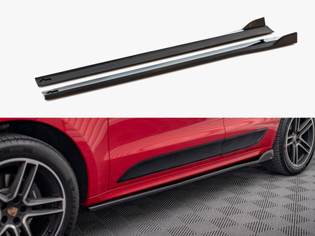 Maxton Design Side Skirts Diffusers Porsche Macan GTS / Sport Design Mk1 - PO-MA-1F-SD1G - Image 1
