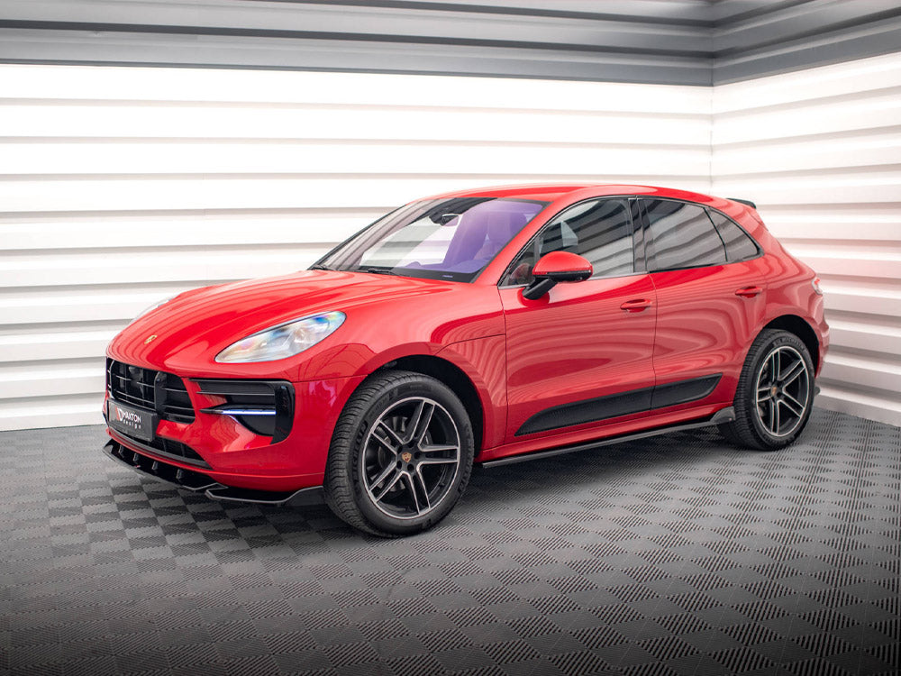 Maxton Design Side Skirts Diffusers Porsche Macan GTS / Sport Design Mk1 - PO-MA-1F-SD1G - Image 2