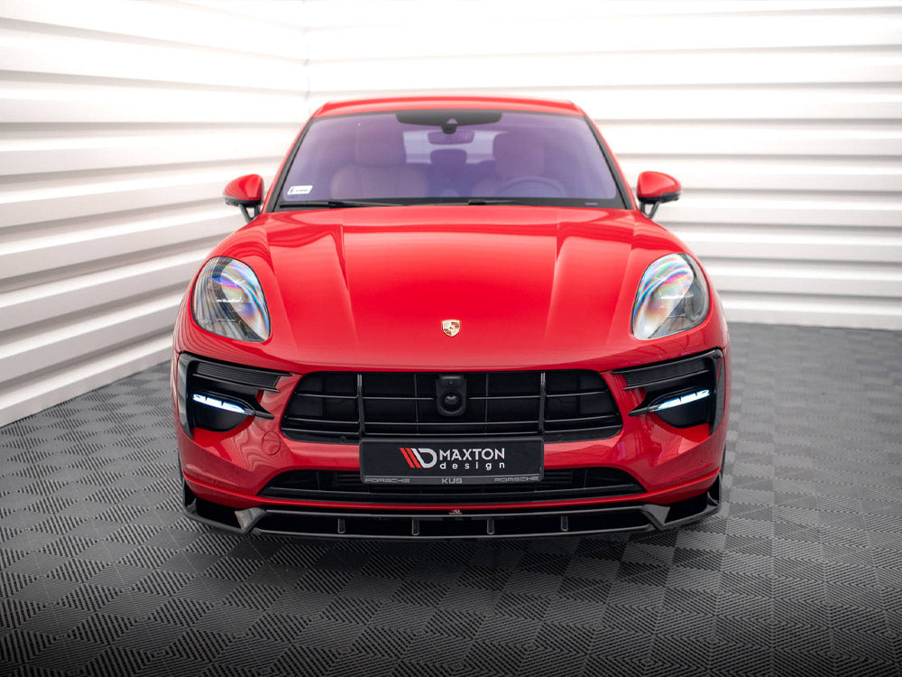 Maxton Design Front Splitter V.2 Porsche Macan GTS / Sport Design Mk1 Facelift - PO-MA-1F-FD2G+FD2RG - Image 3