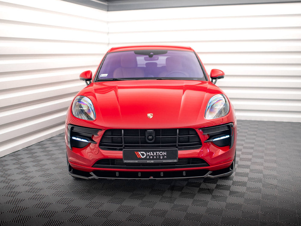Maxton Design Front Splitter V.1 Porsche Macan GTS / Sport Design Mk1 Facelift - PO-MA-1F-FD1G - Image 3