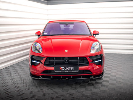 Maxton Design Front Splitter V.1 Porsche Macan GTS / Sport Design Mk1 Facelift - PO-MA-1F-FD1G - Image 3