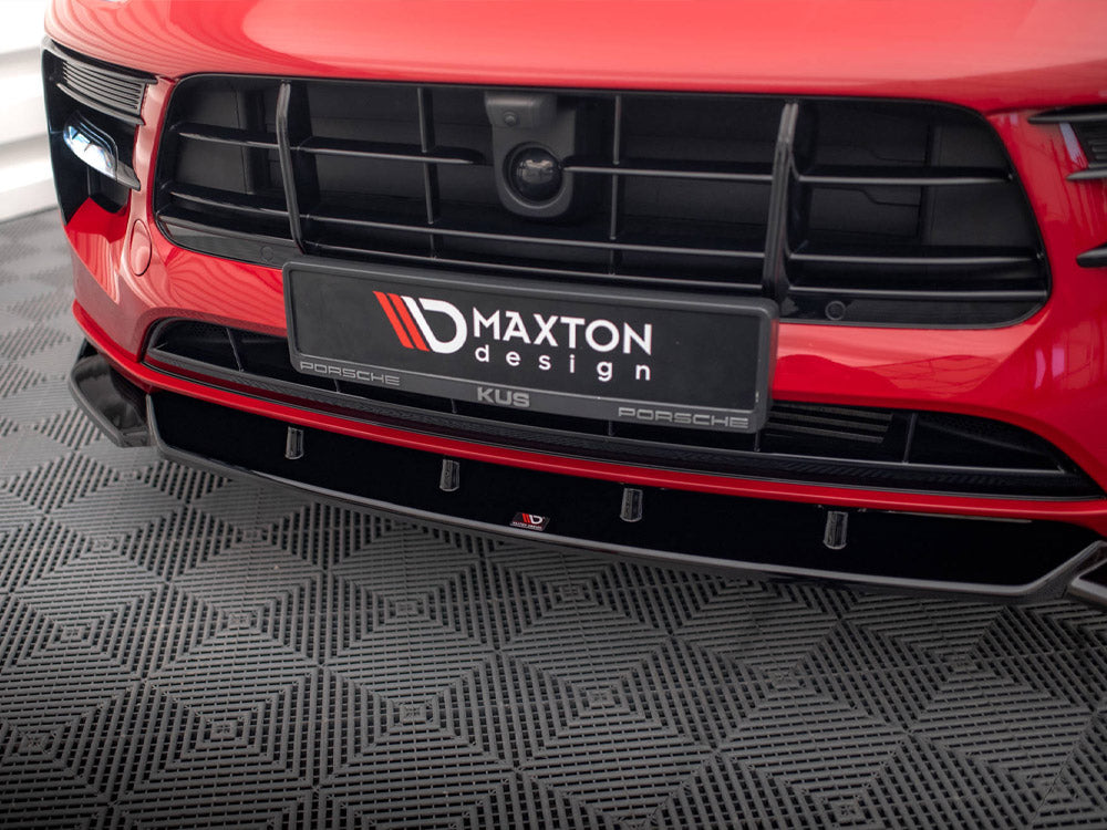 Maxton Design Front Splitter V.1 Porsche Macan GTS / Sport Design Mk1 Facelift - PO-MA-1F-FD1G - Image 4